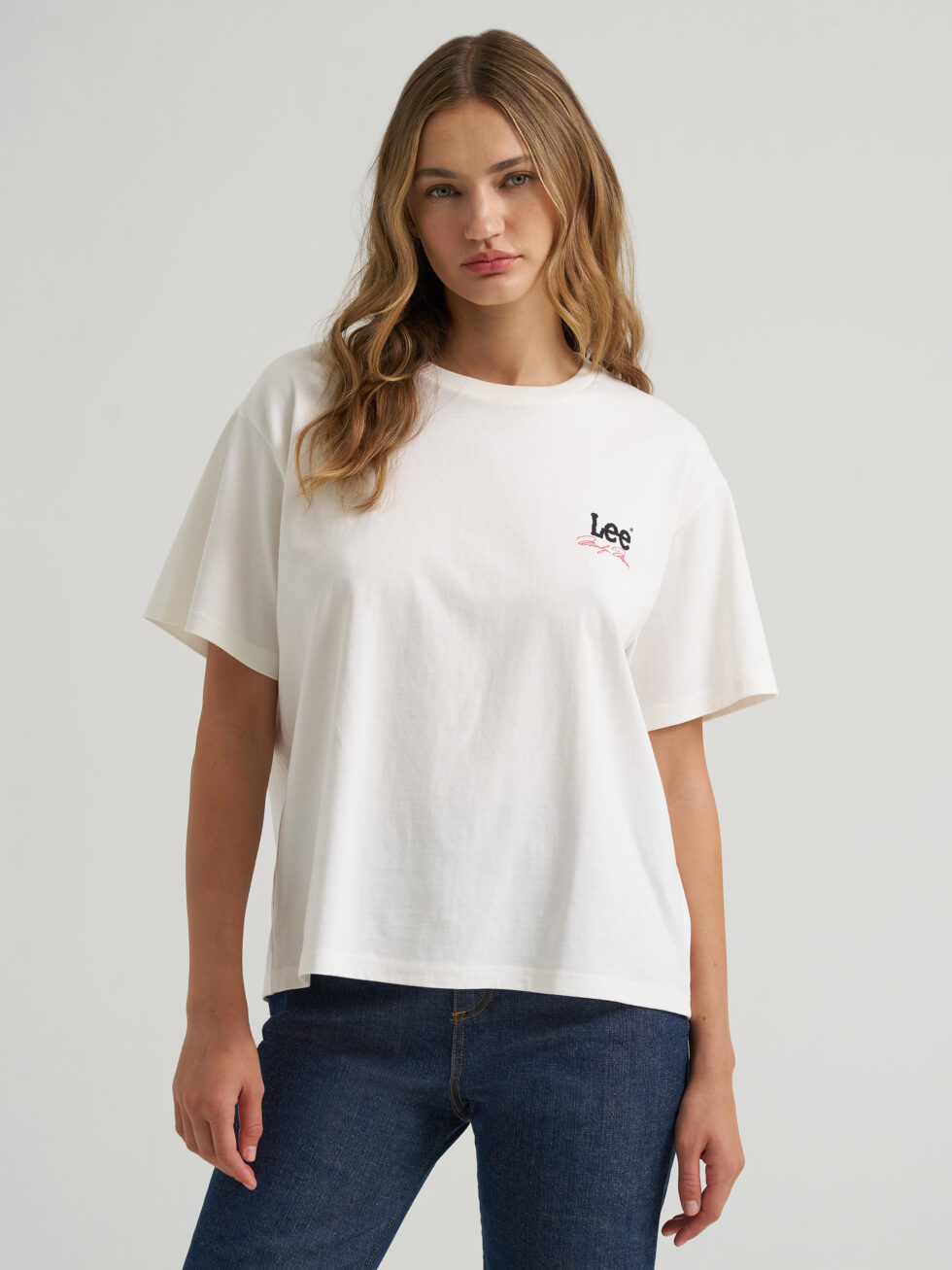 Camiseta Girlfriend Tee Star White Lee x Marilyn Monroe