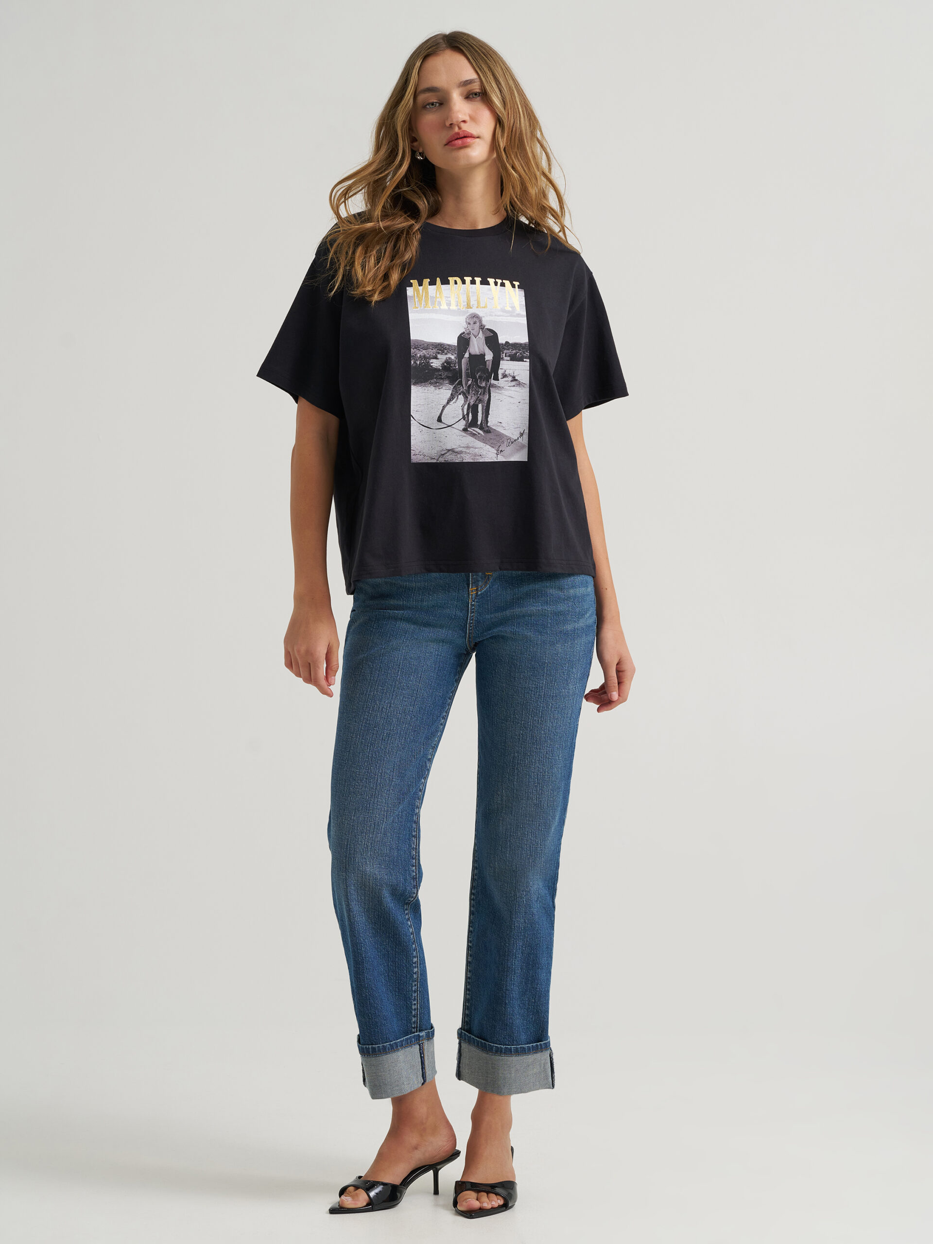 Camiseta Girlfriend Tee Black Beauty Lee x Marilyn Monroe
