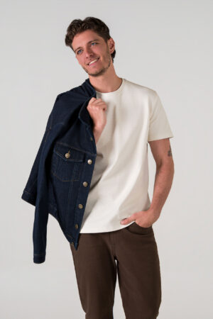 camiseta Lee crema