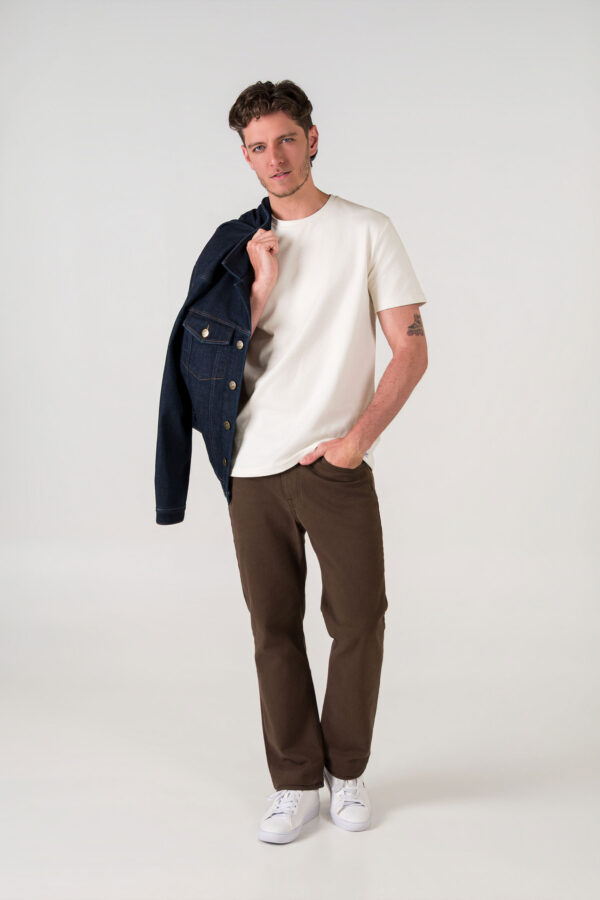 PANTALÓN HOMBRE REGULAR STRAIGHT DAREN CAFÉ SS5