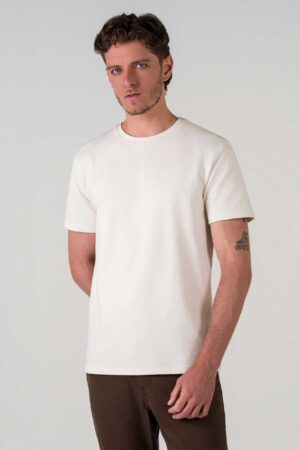 camiseta Lee crema