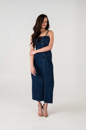 vestido maxi lee