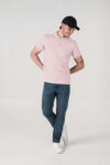 CAMISETA HOMBRE REGULAR POLO PIQUE ROSA SS5