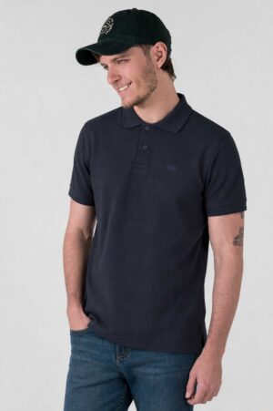 CAMISETA HOMBRE REGULAR POLO PIQUE AZUL SS5