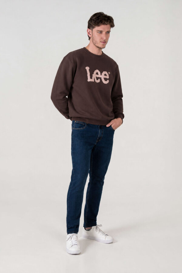 BUZO HOMBRE BASIC CREW LOGO SWS SS5