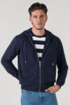CHOMPA HOMBRE BASIC ZIP THROUGH AZUL SS5