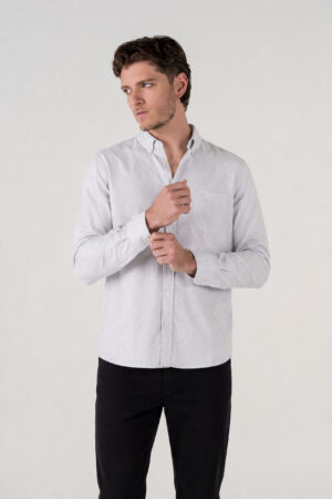 CAMISA HOMBRE RELAX JOSTON GRIS CLARO SS5