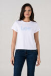 CAMISETA MUJER REGULAR LOGO TEE BLANCO SS5