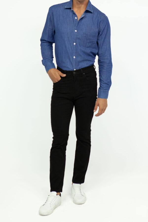 Jean Hombre Regular Straight Daren Negro 3 SS3