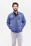 Vista Frontal Chaqueta Hombre Slim Stone 1