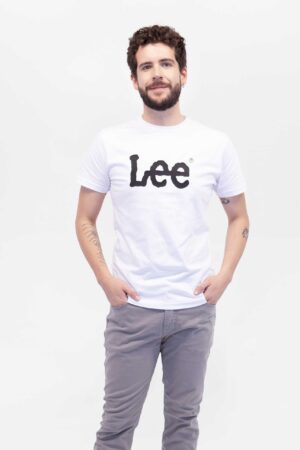 Camiseta Hombre Regular Woobly Logo Tee Blanca