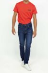 Vista Frontal Jean Hombre Regular Tapered Austin Pepper 1 SS3 de marca Lee