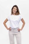 Camiseta Mujer Regular Logo Tee