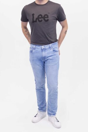 Vista Frontal Jean Hombre Slim Tapered Luke Stone 3 SS4 de marca Lee