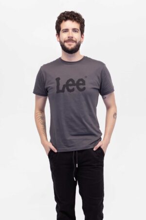 Camiseta Hombre Regular Woobly Logo Tee Grafito