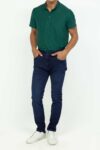 Vista Frontal Jean Hombre Slim Tapared Luke Pepper 1 SS3 de marca Lee