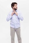 Camisa Hombre Relax Joston Celeste