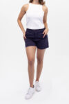 Vista Frontal Short Mujer Regular Saf Azul SS4 de Marca de Lee