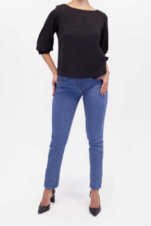 Vista Frontal Jean Mujer Slim Elly Stone 1 SS4 de Marca Lee