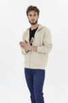 Vista Frontal Basic Zip Through Beige Fw4 de marca Lee
