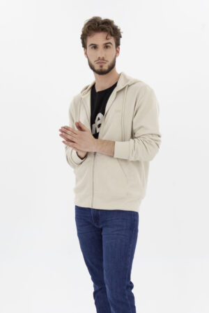 Vista Frontal Basic Zip Through Beige Fw4 de marca Lee