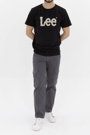 Vista Frontal Pantalón Hombre regular Straight Cargo Gris Fw4 de marca Lee