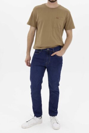 Jean de Hombre Fit Regular Tapered Modelo Austin Color Pepper