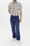 Vista Frontal Jean Hombre Regular Daren Stone Fw4 de marca lee