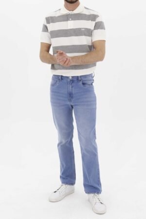 Vista Frontal Jean Hombre Regular Daren Stone Fw4 de marca lee