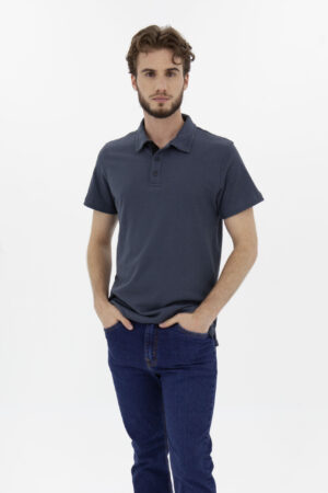 Camiseta Hombre Regular Jersey Polo Petrol Fw4