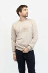 Buzo Hombre regular basic crew logo sws beige fw5