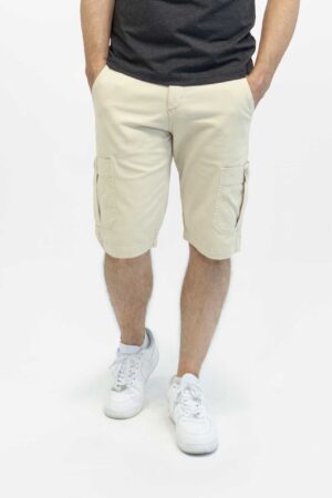Bermuda Hombre regular chino side pckt beige fw5