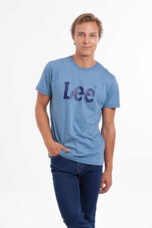 Vista frontal Camiseta Hombre Cobalto marca Lee