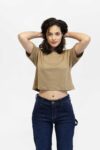 Camiseta Mujer caqui fw5