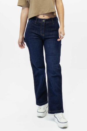 Jean mujer flare high waist carpenter prewash fw5