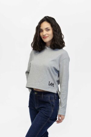 chompa mujer relax clean cropped negro fw5