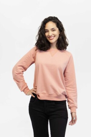 buzo mujer lee color naranja