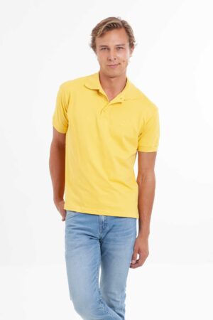 Vista frontal Camiseta Hombre Amarillo marca Lee