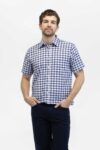 Camisa hombre relax Joston azul fw5