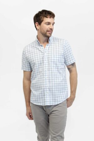 Camisa hombre relax Joston verde fw5
