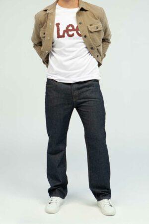 Vista frontal Jean Regular Daren color prewash marca Lee