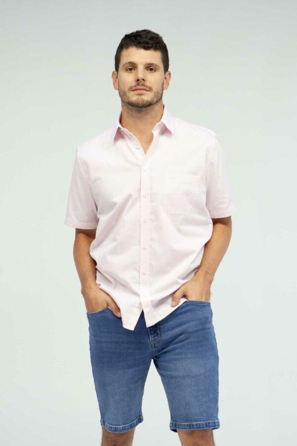 Camisa Hombre Relax Joston Rosado Fw3