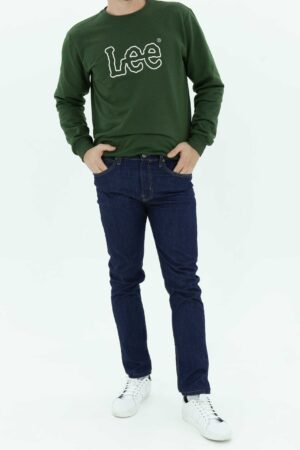 Vista frontal Jean Hombre Regular Tapered Prewash de marca lee