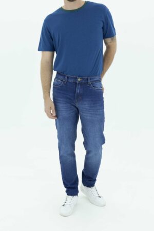 Vista Frontal Jean Hombre Slim tapared Luke Stone 1 SS3 de marca lee