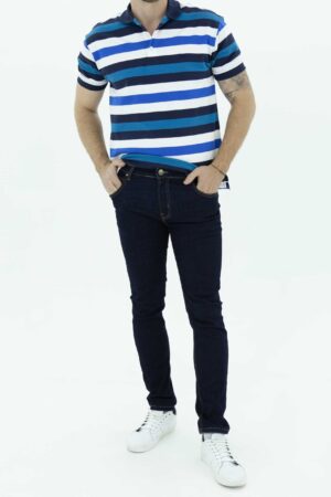 Vista Frontal Jean Hombre Slim Tapared Luke prewash SS3 de marca lee