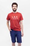 Camiseta de Hombre regular Basic Graphic Rojo