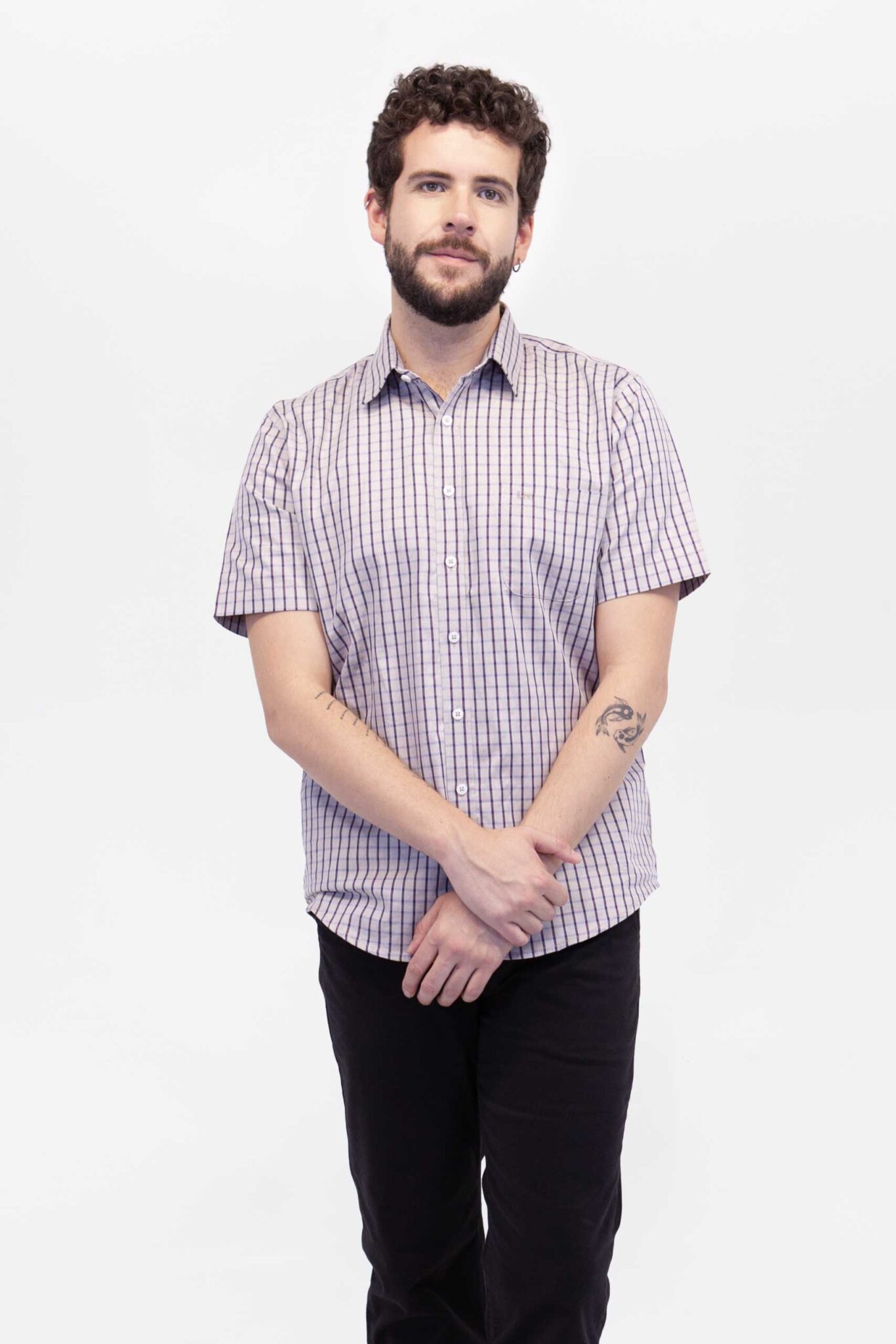 Camisa Hombre Relax Joston Gris