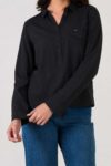 CAMISETA MUJER REGULAR LOGO TEE AZUL SS5