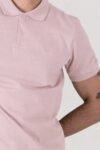 CAMISETA HOMBRE REGULAR POLO PIQUE ROSA SS5