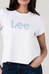 CAMISETA MUJER REGULAR LOGO TEE BLANCO SS5